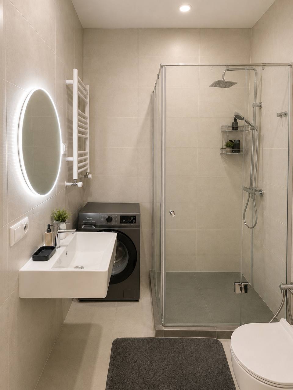 Apartment · 1 bedroom · Batumi — Bathroom